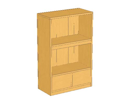 収納棚６　立体図