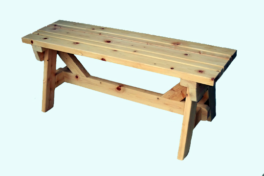 ガーデンテーブル用ロングベンチ